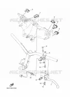 COMMODO / LEVIER pour Yamaha RAYZR 125 de 2024