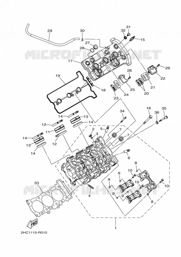 CYLINDRE Yamaha SIDE BY SIDE 1000 2024 YXZ  YXZ1000E