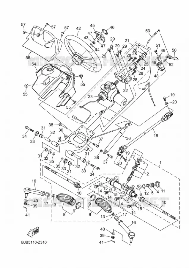 DIRECTION Yamaha SIDE BY SIDE 1000 2024 YXZ  YXZ1000E