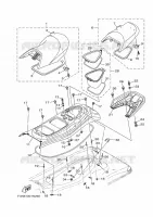 SELLE / SERRURE pour Yamaha VX de 2024
