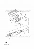 ECHAPPEMENT 1 pour Yamaha FX CRUISER SVHO de 2024