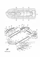 GUNWALE & MAT pour Yamaha FX CRUISER SVHO de 2024