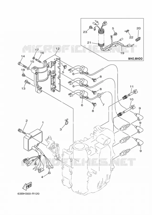 ELECTRIQUE 1 Yamaha OUTBOARD ENGINES 40hp (29.4kW) 2018 40  40VMHOS