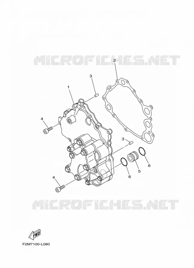 POMPE A HUILE Yamaha WAVERUNNER 1900 2024 GP  GP1900A-A