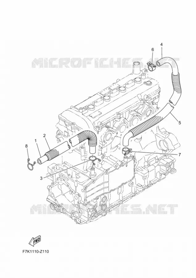 RENIFLARD Yamaha WAVERUNNER 1900 2024 GP  GP1900A-A