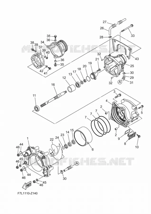JET UNIT 1 Yamaha WAVERUNNER 1900 2024 GP  GP1900B-A