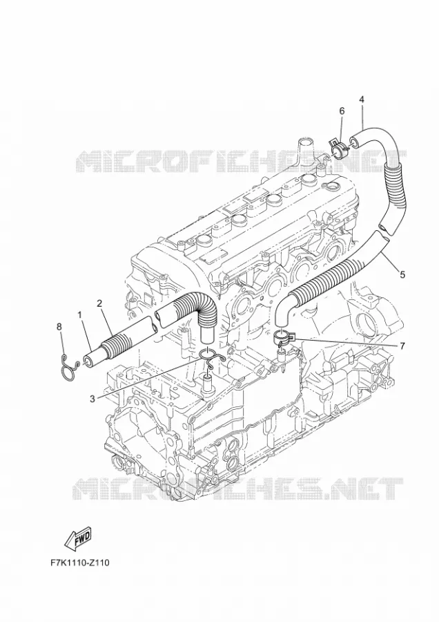 RENIFLARD Yamaha WAVERUNNER 1900 2024 GP  GP1900B-A