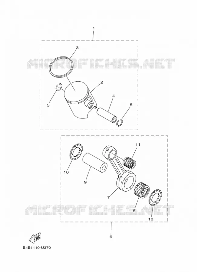 PIÈCES OPTIONNELLES 1 Yamaha MOTO 85 2025 YZ  YZ85LW