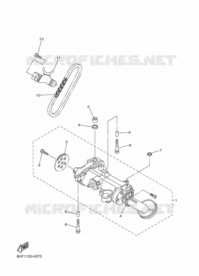 POMPE A HUILE Yamaha snowmobiles 1000 2021 RS VENTURE  RS10SUV