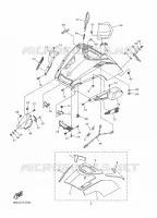 BOUCLIER pour Yamaha VK 540 de 2021