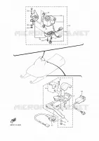 COMMODO / LEVIER pour Yamaha VK 540 de 2021