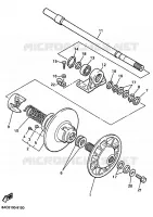 POULIE SECONDAIRE pour Yamaha VK 540 de 2021