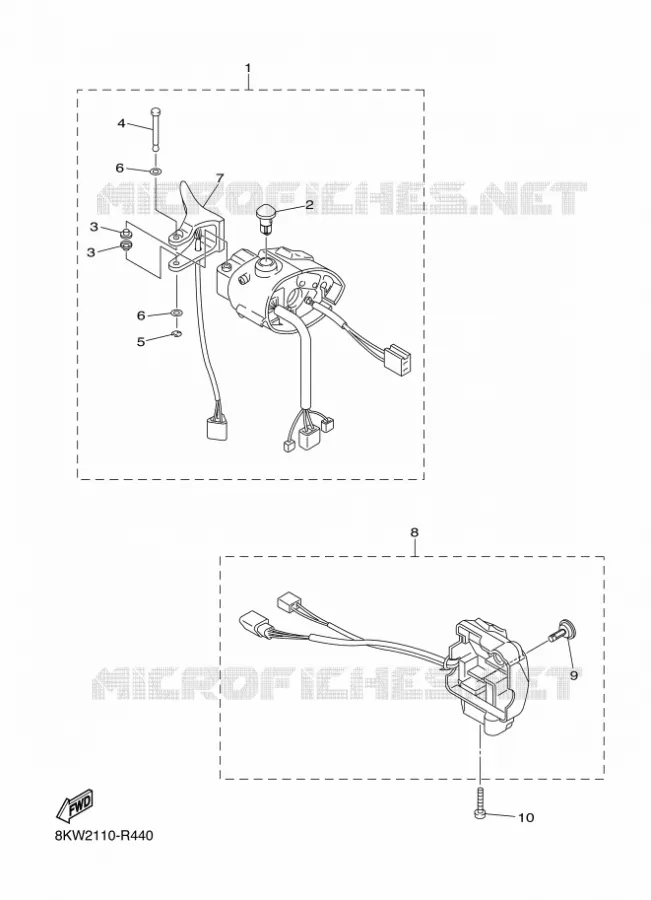 COMMODO / LEVIER Yamaha snowmobiles 1000 2021 VK  VK10G