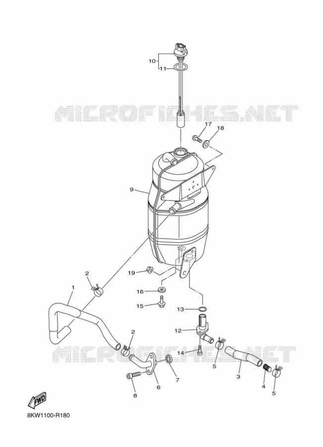 RESERVOIR D'HUILE Yamaha snowmobiles 1000 2021 VK  VK10G