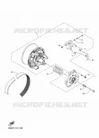 POULIE PRIMAIRE pour Yamaha MOUNTAIN MAX 800 165 ES de 2021