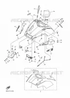 BOUCLIER pour Yamaha VK 540 de 2022