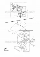 COMMODO / LEVIER pour Yamaha VK 540 de 2022