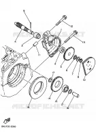 ENGRENAGE POMPE À HUILE pour Yamaha VK 540 de 2022