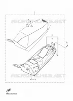 SELLE pour Yamaha SIDEWINDER X-TX SE 146 de 2022