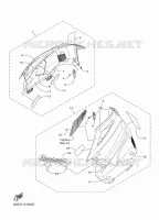 CARENAGE LATERAL  pour Yamaha MOUNTAIN MAX 800 154 SL de 2022