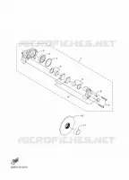 FREIN 2 pour Yamaha MOUNTAIN MAX 800 165 ES de 2023