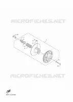 POULIE SECONDAIRE pour Yamaha TRANSPORTER LITE de 2023