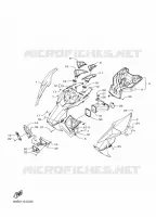 BOUCLIER pour Yamaha MOUNTAIN MAX 800 LE 165 de 2024