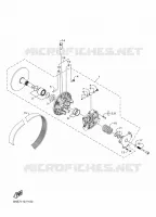 POULIE PRIMAIRE pour Yamaha MOUNTAIN MAX 800 LE 165 de 2024