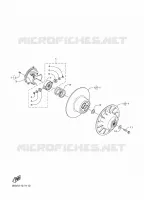 POULIE SECONDAIRE pour Yamaha TRANSPORTER 800 de 2024