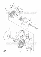 POULIE PRIMAIRE pour Yamaha SIDEWINDER L-TX LE EPS de 2024