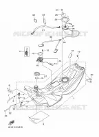 RESERVOIR A ESSENCE pour Yamaha SIDEWINDER L-TX LE EPS de 2024