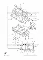 CARTER MOTEUR pour Yamaha SIDEWINDER SRX LE EPS de 2024