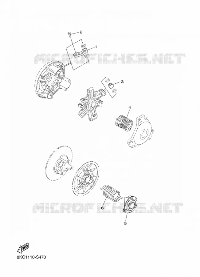 PIÈCES OPTIONNELLES Yamaha snowmobiles 1000 2024 SIDEWINDER  SRS10SRXLP