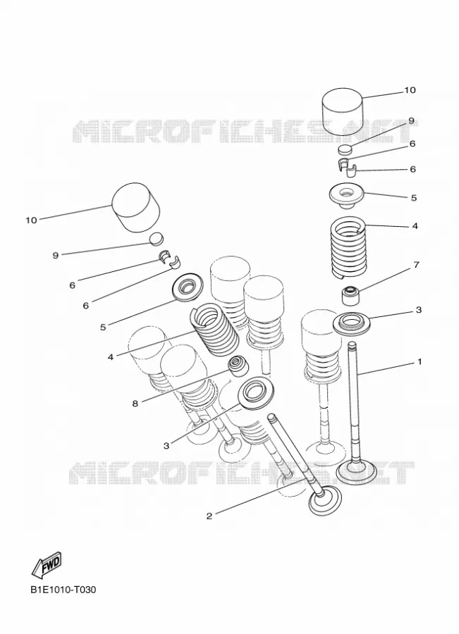 SOUPAPE Yamaha MOTO 300 2024 MT  MTN320-A
