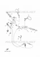 GUIDON ET CABLES pour Yamaha XSR 700 de 2024