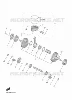 VILEBREQUIN / PISTON pour Yamaha YZ 250 F de 2024