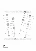 SOUPAPE pour Yamaha YZ 250 F de 2024