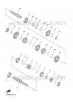 TRANSMISSION pour Yamaha YZ 250 F de 2024