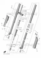 FOURCHE pour Yamaha YZ 250 F de 2024