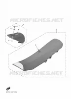 SELLE pour Yamaha YZ 250 F de 2024