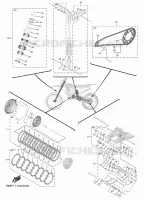 KIT PIECES D'ENTRETIEN pour Yamaha YZ 250 F de 2024