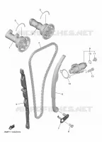 ARBRE A CAMES / CHAINE DE DISTRIBUTION pour Yamaha YZ 250 F de 2024