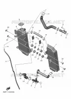 RADIATEUR / DURITES pour Yamaha YZ 250 F de 2024