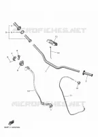 GUIDON ET CABLES pour Yamaha YZ 250 F de 2024