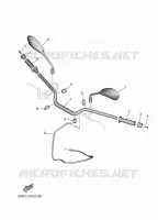 GUIDON ET CABLES pour Yamaha MT-09 SP de 2024