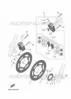 ETRIER DE FREIN AVANT pour Yamaha MT-09 SP de 2024