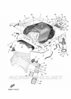 RESERVOIR A ESSENCE pour Yamaha MT-09 SP de 2024