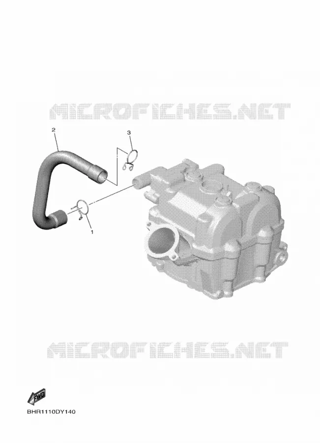 SYSTÈME D'ADMISSION D'AIR AIS Yamaha MOTO 450 2024 WRF  WR450FR