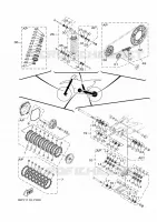 KIT PIECES D'ENTRETIEN pour Yamaha YZ 250 X de 2024