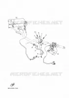 COMMODO / LEVIER pour Yamaha MT-07 de 2024